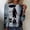 B_ Black, variant on Women's Gothic Witch Scene Print Sweatshirt, Crew Neck Long Sleeve Pullover with Bat & Black Cat Details, Halloween Casual Top Black S