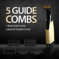 thumbnail image 6 of Cutting Edge Single Blade Face & Body Shaver for Men w/ 5 Guide Combs, Wet/Dry Battery-Powered, 6 of 11