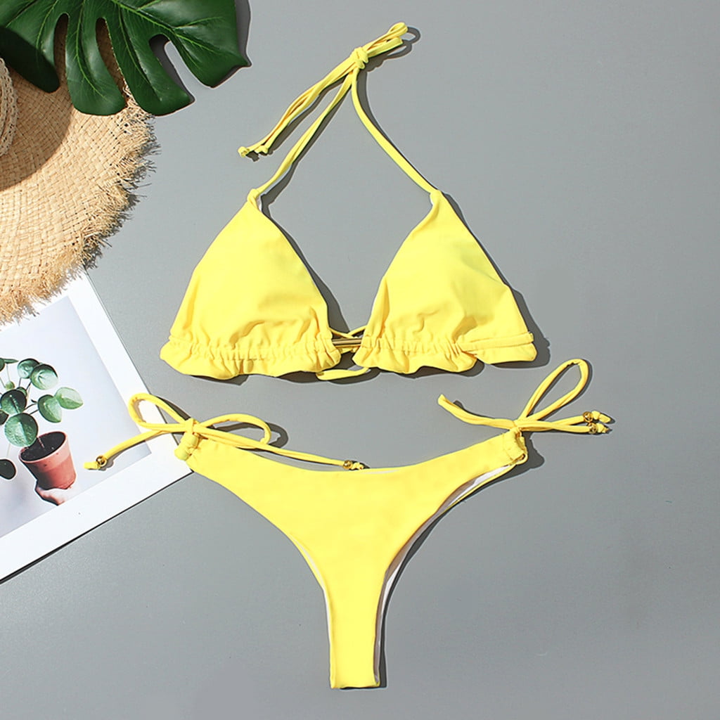 yellow bikini walmart