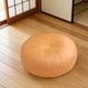 thumbnail image 5 of Cojín de asiento Tatami Alfombra Almohadilla Multiusos Estera para Sentarse Redondo Grueso Reposapiés Naranja, 5 of 9
