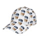 thumbnail image 1 of Fotbe Coffee To Go Pattern Gorro Clásico de Béisbol, Gorra Ajustable con Broche Snapback, Gorro de Exterior de Algodón Suave, 1 of 6