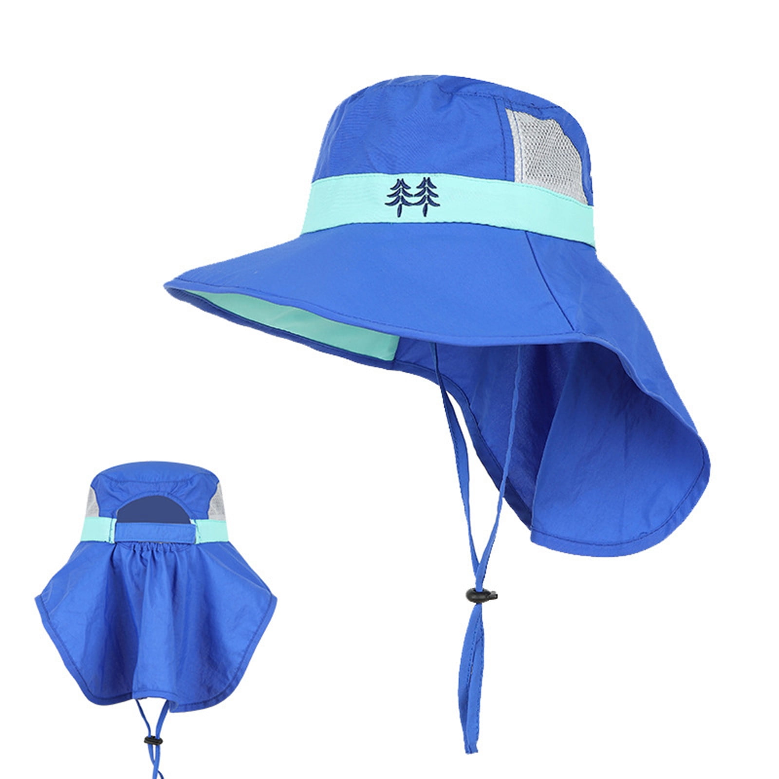 Jeff & Aimy 100% Cotton Foldable Toddler Kids Baby Boys Sun Hat Animals Bucket Hats with Adjustable Chin Strap 