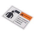 thumbnail image 1 of WRITWAA Watch Your Head Warning Sticker Overhead Caution Sign For For Low Hanging Obstacles For And Work Areas, 1 of 6