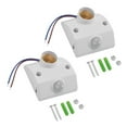 thumbnail image 1 of 2X Base Socket IR Lamp Bulb Movement Detector, 1 of 8