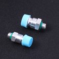 thumbnail image 2 of MasteelfCA 2Pcs Universal R134A Pneumatic Fitting High-Low Pressure Coupler Car Air Conditioning Refrigerant Refill (High Pressure + Low Pressure, With Core + Lid + Rubber Gasket), 2 of 5
