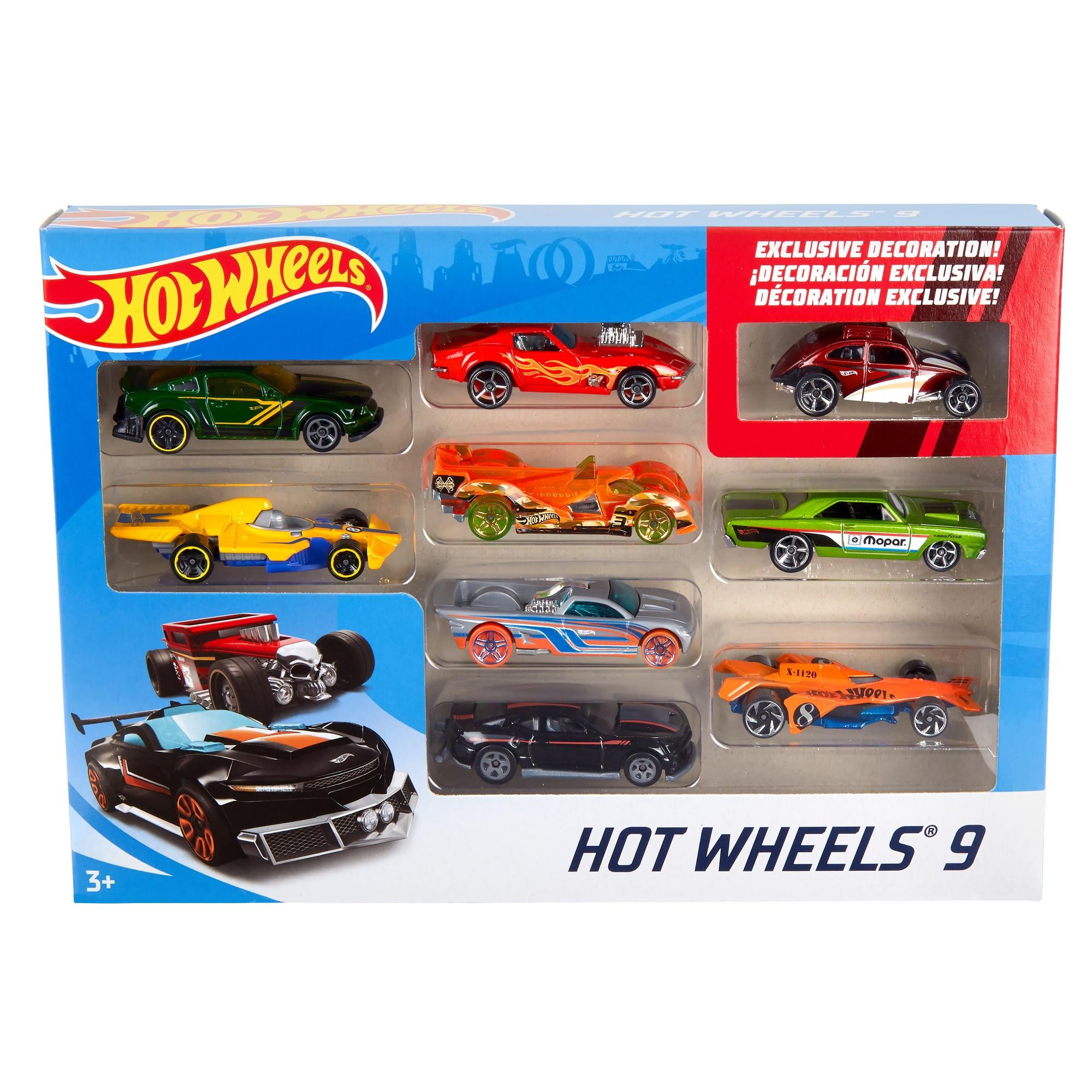 Hot Wheels 9 Car Collector Gift Pack Styles May Vary Walmart Com