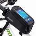 thumbnail image 2 of Manillar De Bicicleta, Bolsa Impermeable Para Cuadro De Bicicleta, Resistente Al Desgaste, Bolsa Para Teléfono De Bicicleta, Práctica,De Alta Para Teléfono De 4,8-5,5 Pulgadas Kearding OD004234-00, 2 of 7