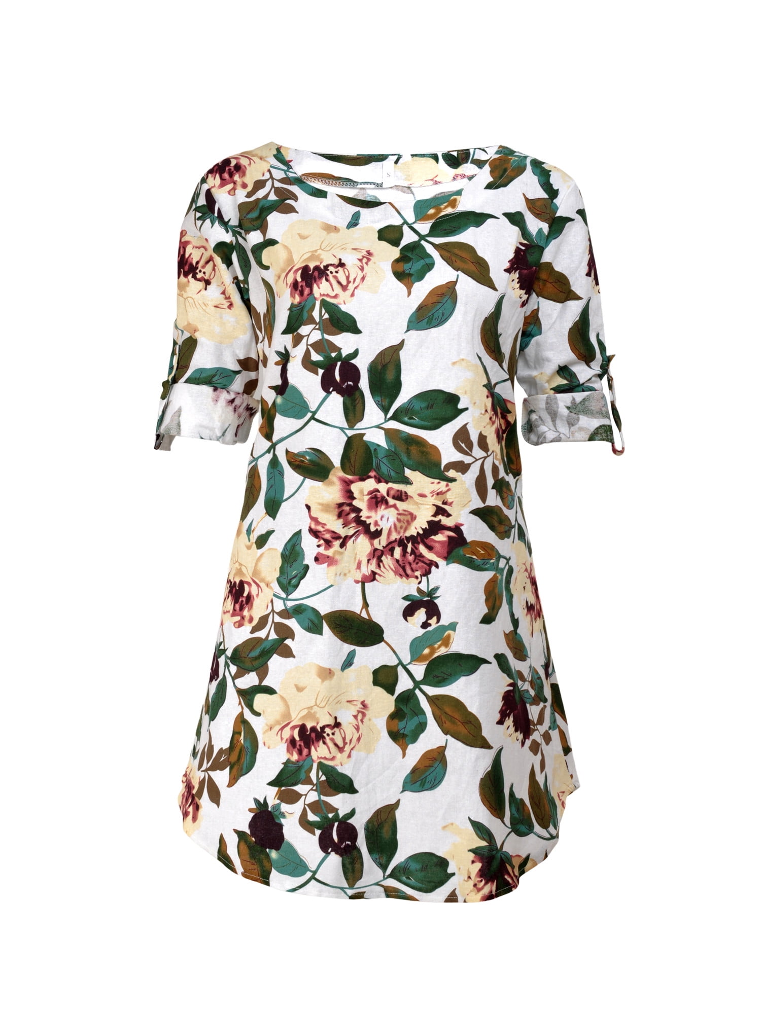 loose floral dress