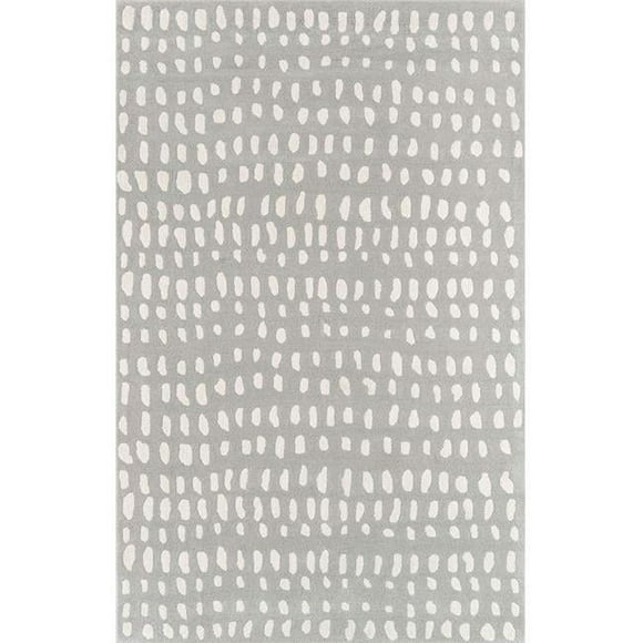 Novogratz DELMADEL11GRY3656 Hand Tufted Delmar Rectangle Rug, Grey - 3 ft. 6 in. x 5 ft. 6 in.