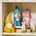 thumbnail image 5 of Cheapark 3Pcs Easter Gnome Resin Figurine Spring Decor Desktop Ornament 2026 Easter Home Table Party Decor Supply, 5 of 6