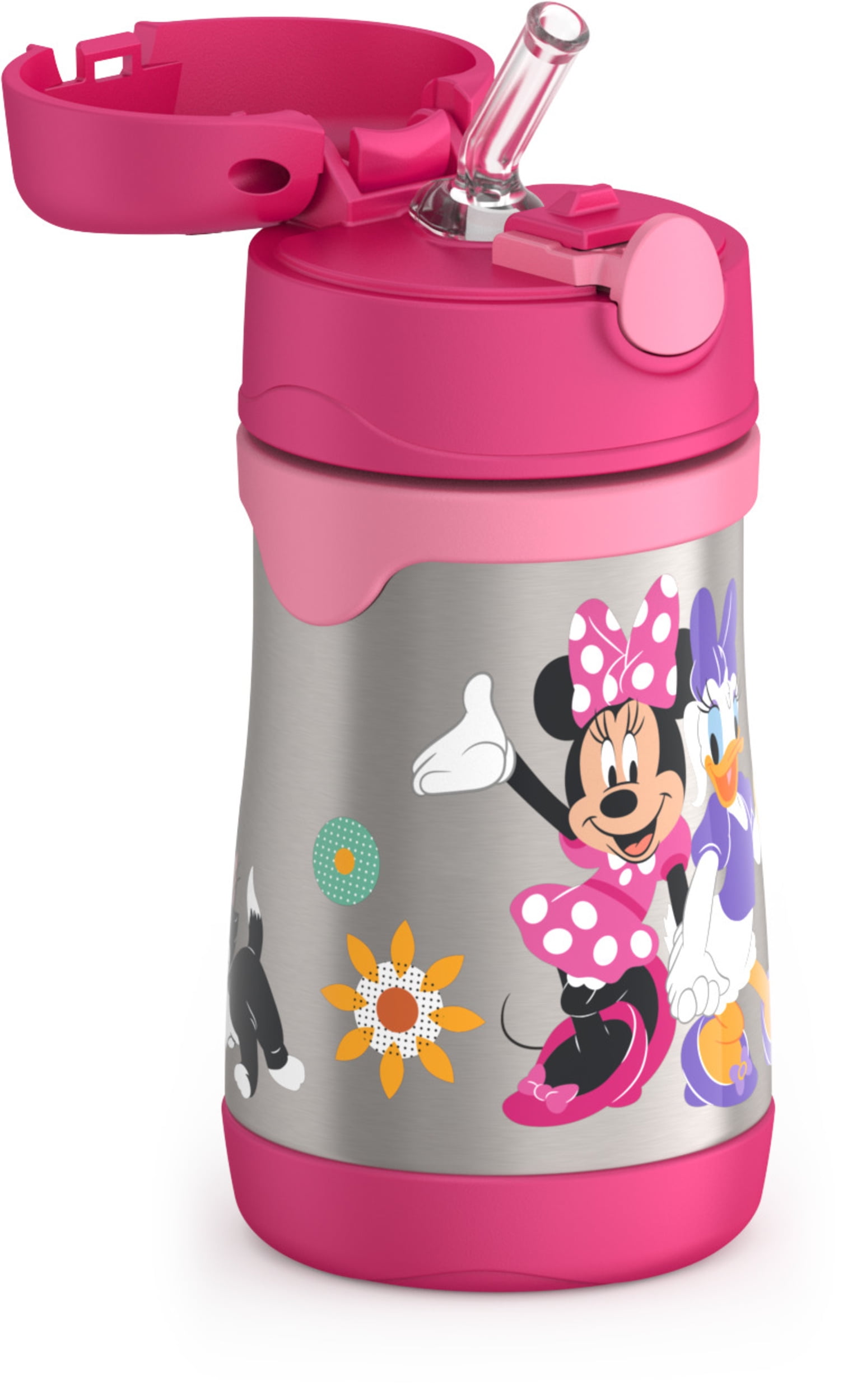 Thermos 10 oz. Vacuum Insulated Stainless Steel Straw Bottle - Minnie Mouse