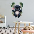 thumbnail image 2 of Cute Panther swinging on swing Playful Animal Wall Art Sticker Designs Vinyl Stickers For Home House Walls Rooms Windows Bedroom Decoration Size (28x28 inch), 2 of 3