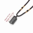 thumbnail image 3 of Black Tourmaline Pendant Natural Crystal Necklace Reiki Energy Raw Chakra Stone, 3 of 5