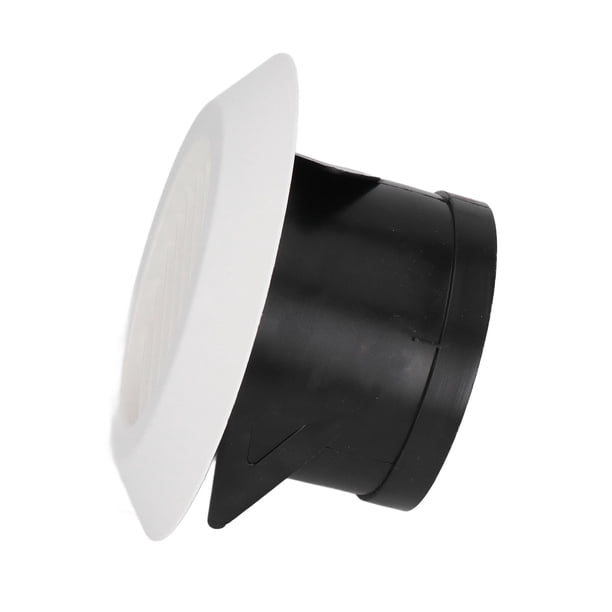 Orbegozo Ventilador Rejilla De Ventilación Redonda Blanca De PVC - Pack De 2 Unidades, Diámetros 80-120 Mm Rejilla Ventilacion