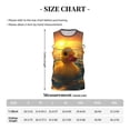 thumbnail image 4 of Pofeuu Cartoon Swimming Yellow Duck Print Basketball Jersey, Shirts for Men Youth Basketball Jersey Crew Neck-Medium, 4 of 6