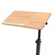 Miumaeov Rolling Laptop Desk 360Rotation Height Adjustable Laptop Table Laptop Cart Laptop Stand for Couch Bed Recliner Chair Standing