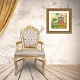 thumbnail image 3 of Grey, Jace 20x20 Gold Ornate Wood Framed with Double Matting Museum Art Print Titled - Owl mate, 3 of 4