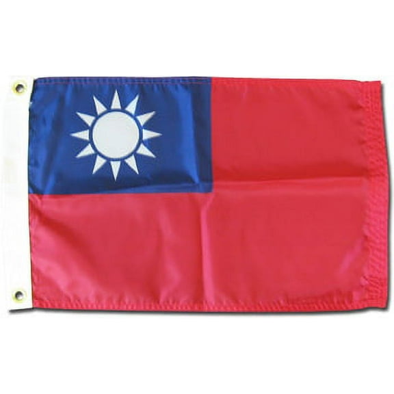 Taiwan - 12"X18" Nylon Flag