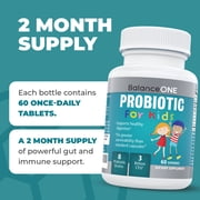 Balance ONE Time-Release Kids Probiotic - 2 Month Supply - 3 Billion CFU