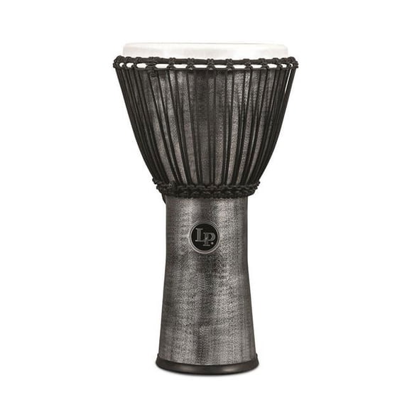 Percussions Latines LP724G Corde Djembé 11 Po Coque Synthétique & Tête, Gris