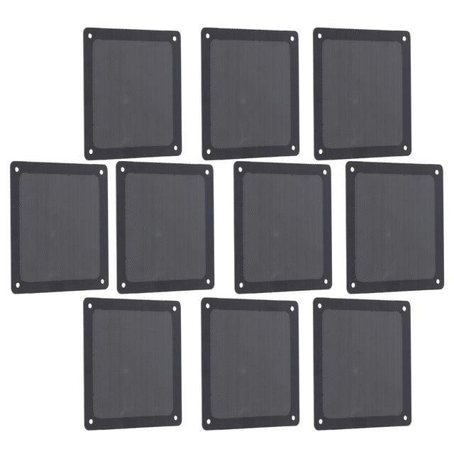 Filtro De Malla Antipolvo Para Ventilador De PC, Cubierta Antipolvo Para Caja De Computadora, Disipación De Calor De 120 Mm, 10 Piezas De PVC Resistente De Apertura Fina Con Marco