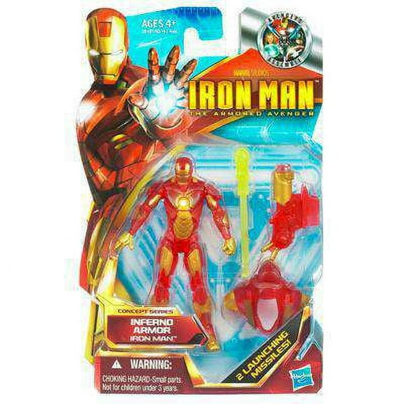 Concept Series Inferno Armor Iron Man Action Figure
