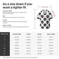 thumbnail image 5 of Xecao Gear Tools Pattern Men's Short-Sleeve Cuban Collar Button-Down Shirt with Chest Pocket Lightweight Tropical Vacation Shirt-Small, 5 of 5