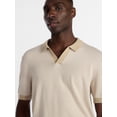 thumbnail image 4 of George Men's Knit Johnny Collar Polo Shirt, Sizes S-5XL, 4 of 5