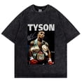 thumbnail image 2 of Mike Tyson-Camiseta Retro de boxeo para hombres, camisetas Vintage lavadas de verano, 100% algodón, camiseta de Tigre, Tops de gran tamaño de manga corta de Hip Hop, 2 of 4