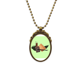 thumbnail image 1 of - Sí. Collar Retro Elíptico Colgante Achinado Unbranded M, 1 of 3