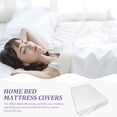 thumbnail image 3 of Miangastore Fitted Sheet Only White 1Pcs 78x70in, 3 of 8