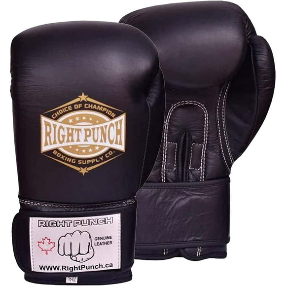 Genuine Leather Boxing Gloves Youth Kickboxing Muay Thai Sparring Training Gloves for Men Women Adults – Dark Grey