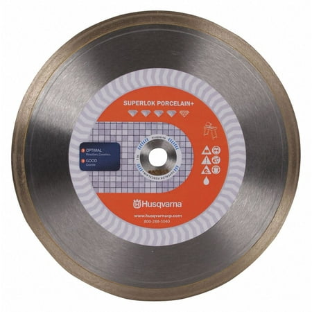 UPC: 0805544685474 | Husqvarna Diamond Saw Blade Blade Dia. 10 in. Superlok Porcelain+10