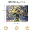 thumbnail image 2 of JEUXUS  Daisy in the Vase Wall Art Yellow and Blue Flower Blossoming Picture Print Wall Painting Modern Artwork Wall Décor for Bedroom Living Room Bathroom Office, 2 of 5