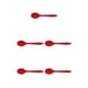 thumbnail image 3 of Matsuzay Cuchara de silicona Cocina Cocina Beber profesional Hogar Vajilla Resistente al calor Cuchara de sopa flexible Suministros Rojo Type2 NO2 Matsuzay CBP393962, 3 of 5