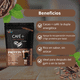thumbnail image 3 of Earth Co Café + Proteína & Cacao Latte | 10g Proteína | Sin Azúcar | Café Soluble Fitness | 16 Porciones, 3 of 5