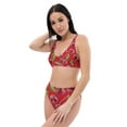 thumbnail image 3 of Red Cherries High- Waisted Bikini Swimsuit Set (3XL), 3 of 6