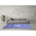 thumbnail image 3 of Ahgly Company Indoor Square Abstract Blue Modern Area Rugs, 8' Square, 3 of 4