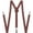 Brown, variant on Suspenders for Men and Women Adjustable Elastic 1 inch Wide Leather Heavy Pants Strong Metal Clips Suspender Costume