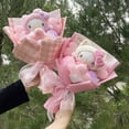 thumbnail image 3 of My Melody Kuromi Cinnamoroll Hello Kitty Plush Doll Toys Creative Handmade Sanrio Bouquet Valentine Christmas Graduation Gifts, 3 of 7