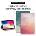thumbnail image 3 of ELEHOLD for iPad Pro 10.5 inch 2017/Air 3rd Gen 2019 Colorful Case, Slim Lightweight Smart Auto Sleep/Wake Stand Stripe Non-Slip Shockproof Watercolor Painting Style Case,Pine Green, 3 of 7