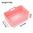 thumbnail image 2 of 1pcs Silicone Air Fryers Oven Baking Tray Pizza Fried Chicken Silicone Basket, 2 of 10