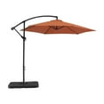 thumbnail image 2 of Whiteline Modern Living Aiden Outdoor Standing Umbrella, Polyester fabric in Orange, Steel stand, air vent, without flap, Steel Cross Base with crack, 2 of 8