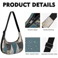 thumbnail image 2 of Marble Modern Geometric Flowers Abstract Sling Bag Adjustable Strap Shoulder Bag for Daily Use Everyday Work, 2 of 5