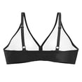 thumbnail image 7 of Bikini Top for Women Solid Color V Neck Push Up Padded Swimsuit Adjustable Strap Style Swim Tops Only(Black-2,XL), 7 of 7