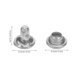 thumbnail image 2 of BESTYASH 100Jgo Remaches Redondos Para Bolsos Y Proyectos De Con Seguro Y Metal Resistente, 2 of 6