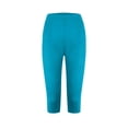 thumbnail image 4 of Kelon Yoga Pants, Capri Leggings for Women High Waisted Capri Leggings for Women Tummy Control Yoga Pants Women, 3XL, 4 of 5