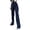 Navy, variant on HNMKIU Straight Leg Pants Women Fashion Slim Fit High Waist Flared Bottom Casual Work Solid Color Black,L