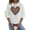 thumbnail image 2 of Women's Valentine's Day Shirts Top Long Sleeve Shirts for Women Fashion Valentine's Day Printed Blouses Casual Crew Neck Pullover Tops, 2 of 8