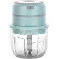 thumbnail image 2 of Electric Mini Garlic Chopper Food Slicer Portable Garlic Grinder Blender Food Processor For Pepper Chili Vegetable Nuts Meat 300ML USB Rechargeable, 2 of 8